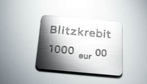 Blitzkredit 1000 Euro