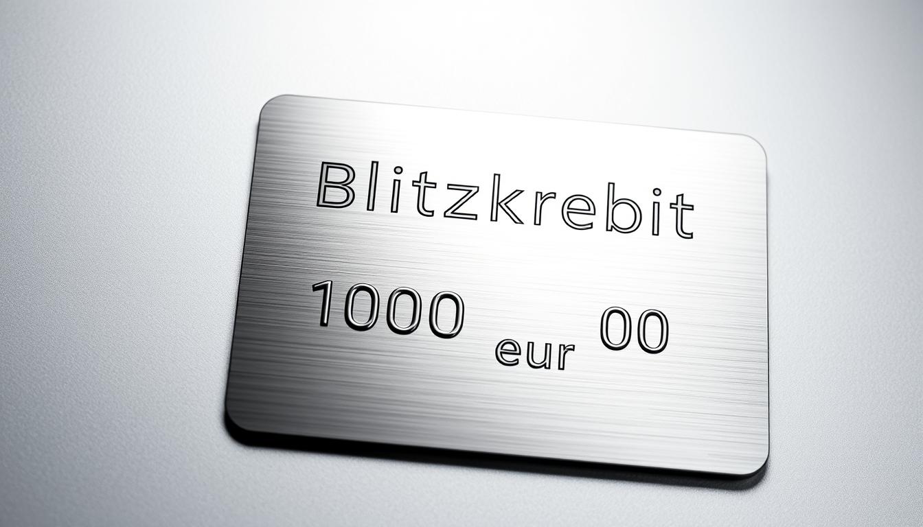 Blitzkredit 1000 Euro