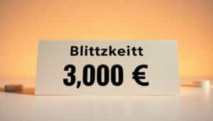 Blitzkredit 3000 Euro