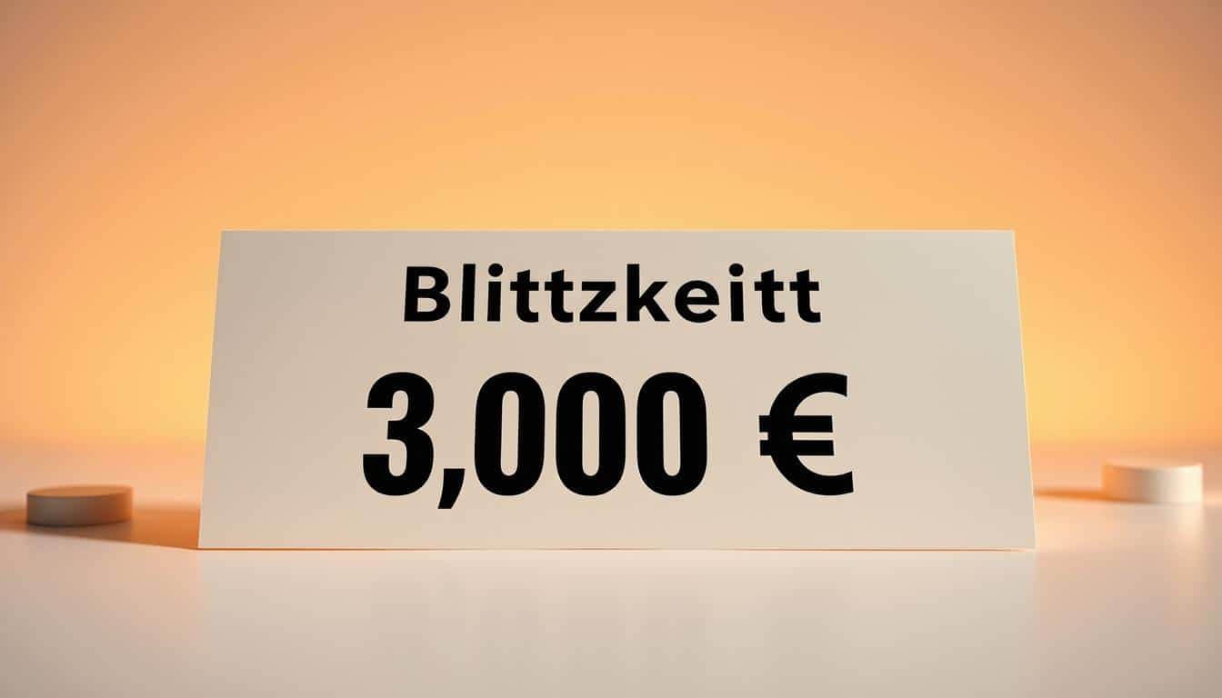 Blitzkredit 3000 Euro