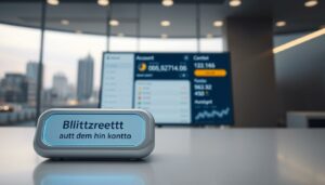 Blitzkredit sofort auf dem Konto