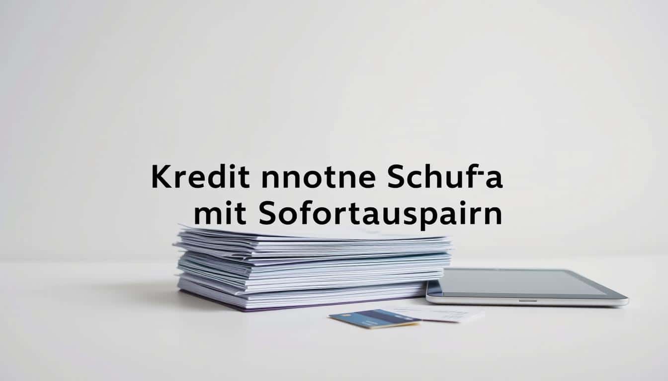 Kredit ohne Schufa mit Sofortauszahlung