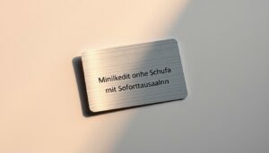 Minikredit ohne Schufa mit Sofortauszahlung