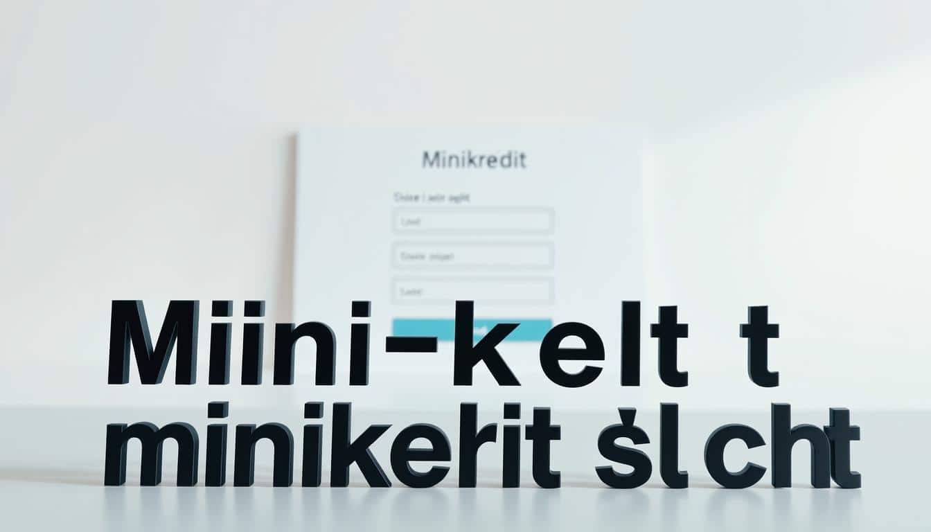 Minikredit schnell